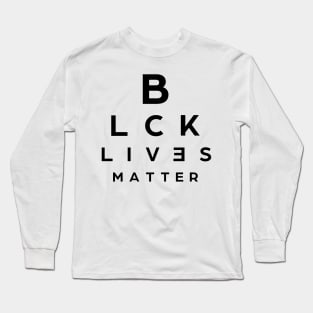 BLCK LVS MTTR can you read it Long Sleeve T-Shirt